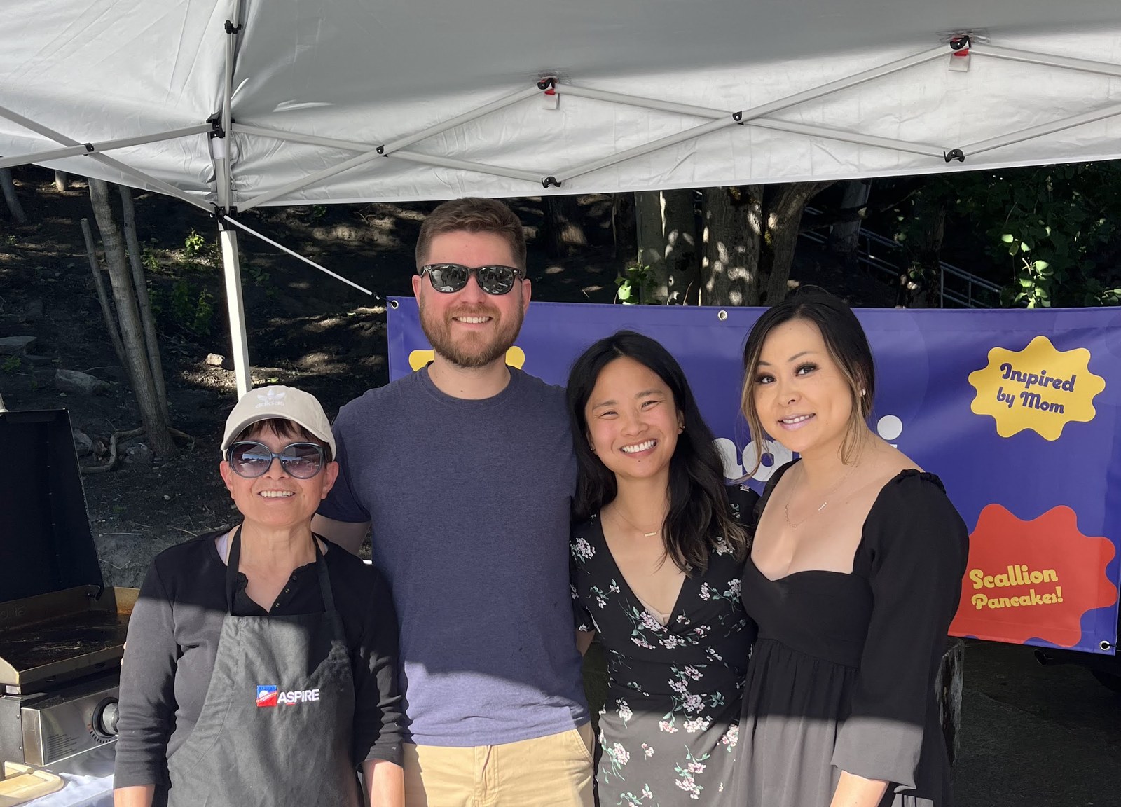 First market with family